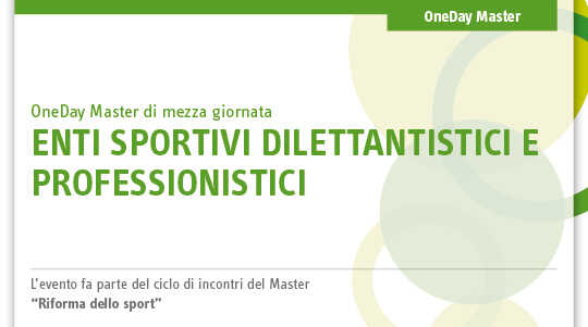 Immagine Enti sportivi dilettantistici e professionistici | Euroconference